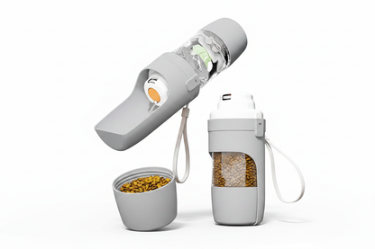 White Background Pet Water Bottle